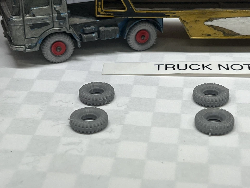 MATCHBOX King Size No. K-11 DAF Car Transporter 1969 Lesney (GREY TIRES ONLY) - Image 3 of 3