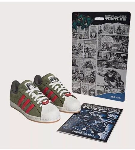 Adidas TMNT Superstar Shell-Toe Shoes Men's size 9 | eBay Australia
