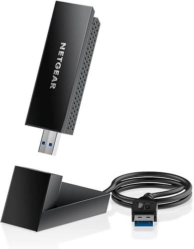 NETGEAR Nighthawk WiFi 6E USB 3.0 WiFi Adapter (A8000) - WiFi 6 Dongle AXE3000
