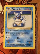 Wartortle - Base Set 2 63/130 - LP Vintage Ships Fast!