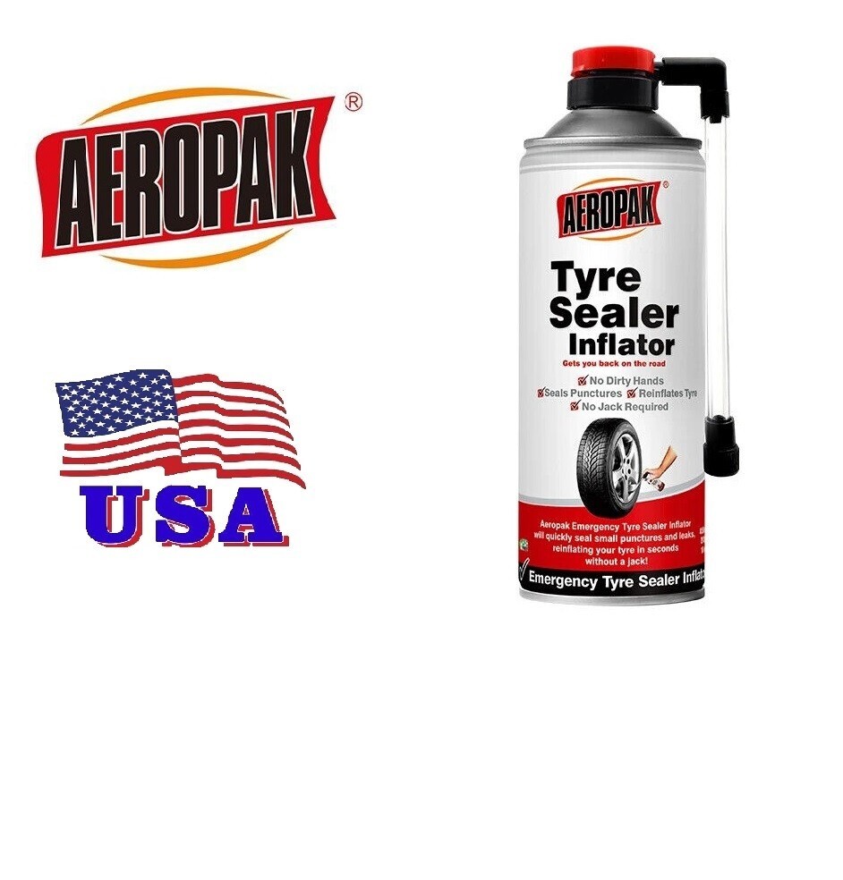 Tire Sealer Inflator quickly seal small punctures and leaks (1pc)