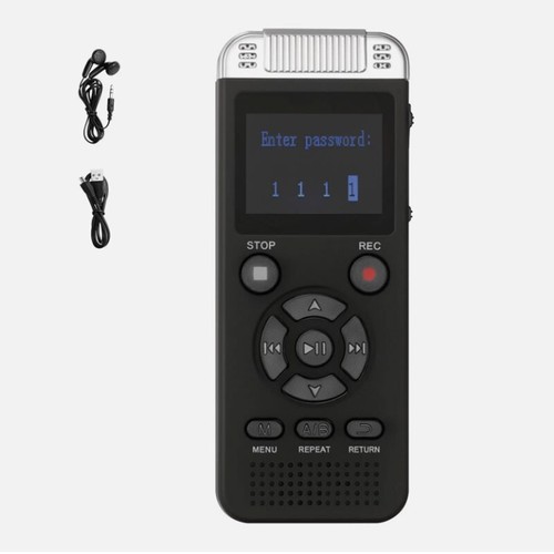 128GB Mini Digital sound Recorder Voice Activated Audio Recorder with Playback - Picture 10 of 12