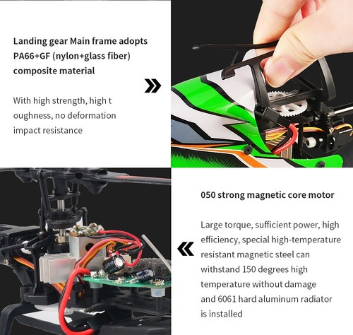 RC Helicopter RTF Eachine E130S 2.4G 4CH 6-Axis Gyro Altitude Hold Flybarless - Picture 16 of 20