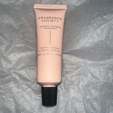 M&S Fragrance Society Hand Nail Cream 30ml Poppy Peony Pearl Extracts Travel 