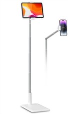 Tablet Floor Stand with Flexible Long Arm,360° Angle Adjustable Tablet&Phone Hol