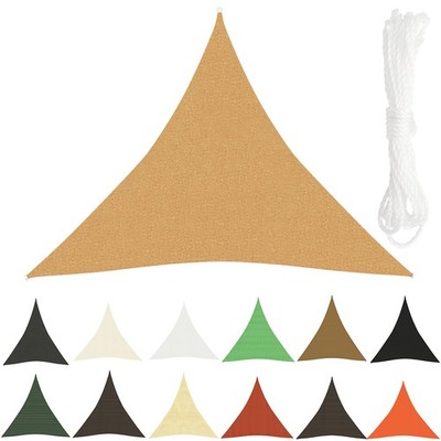 Dreieck Sonnensegel HDPE 160 g/m² Sonnenschutz UV Schutz Windschutz Terrasse