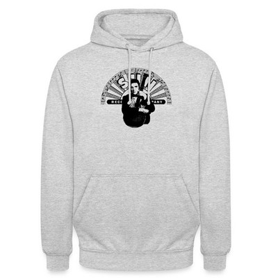Elvis Presley Elvis Mit Gitarre & Sun Records Logo Unisex Hoodie