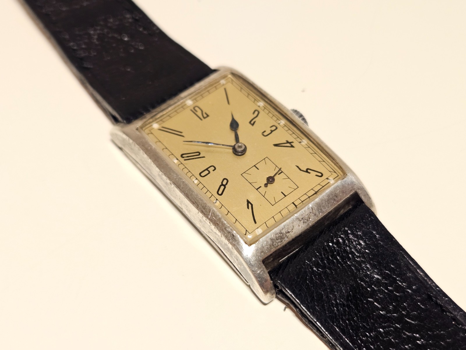 VINTAGE WW2 RARE SOLID SILVER RECTANGLE TANK  23m… - image 8