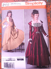 Simplicity Sewing Pattern 2172 Uncut Steampunk Cosplay Halloween HH 6-12