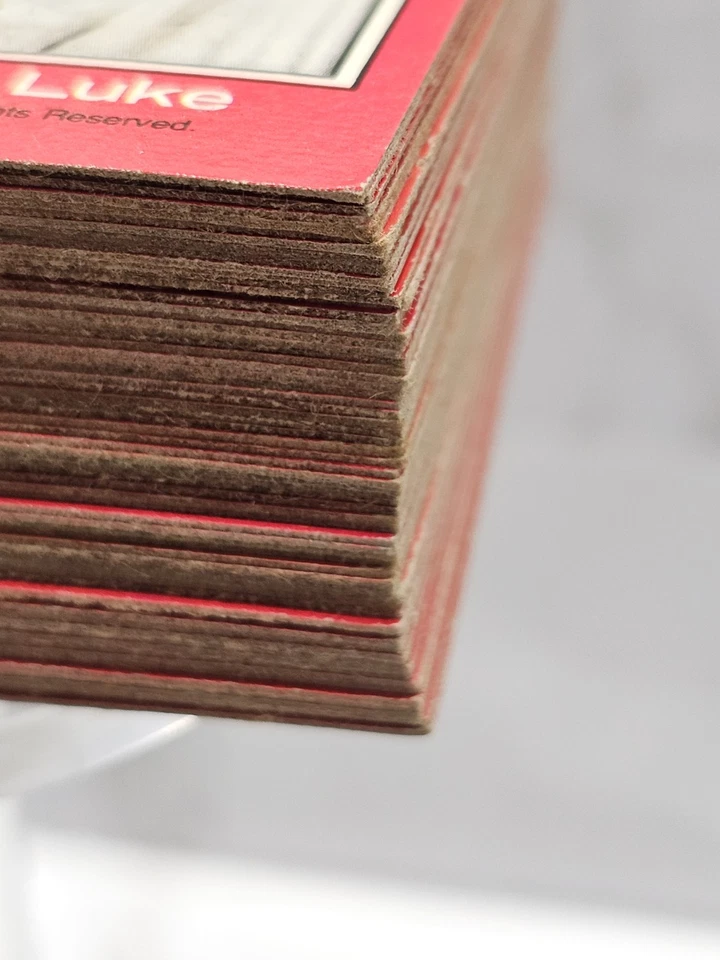 1977 Star Wars Series 2 Vermelho 66 Conjunto Completo de Cartas Topps Grau Médio Leia Vader Leia - Imagem 4 de 4