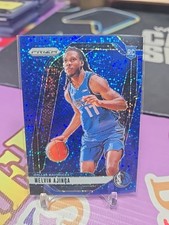 Melvin Ajinca 24-25 Panini Prizm Blue Sparkle 011/144 RC Mavs ROOKIE SUPER CLEAN