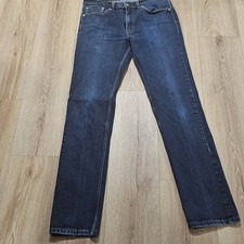 Levis 511 Slim Fit Dark Blue Mens Jeans Size 34x32