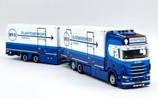 Scania R highline riged reefer truck combi "M.G. van Zuijlen" WSI truck models