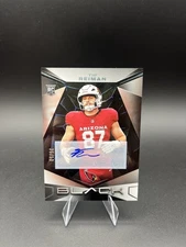 2024 Panini Black Tip Reiman Rookie Autograph Sapphire /50 Arizona Cardinals