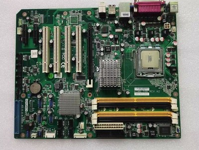 1pc used AIMB-766 REV.A2 AIMB-766G2-00A2E with CPU @ya *la