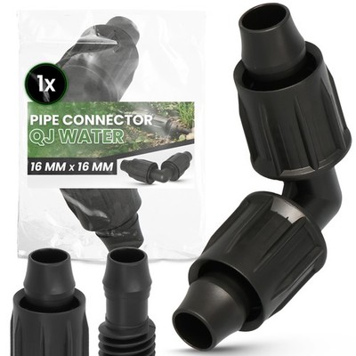 Verbinder Winkel QJ für PE 16 mm Stecker Kupplung Automatische Gartenbewässerung