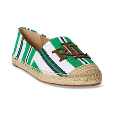 Lauren Ralph Lauren Cameryn Nappa Espadrilles Flats SZ 9.5