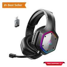 Multi-Platform Wireless Gaming Headphones with ENC 120 Hours of Playtime