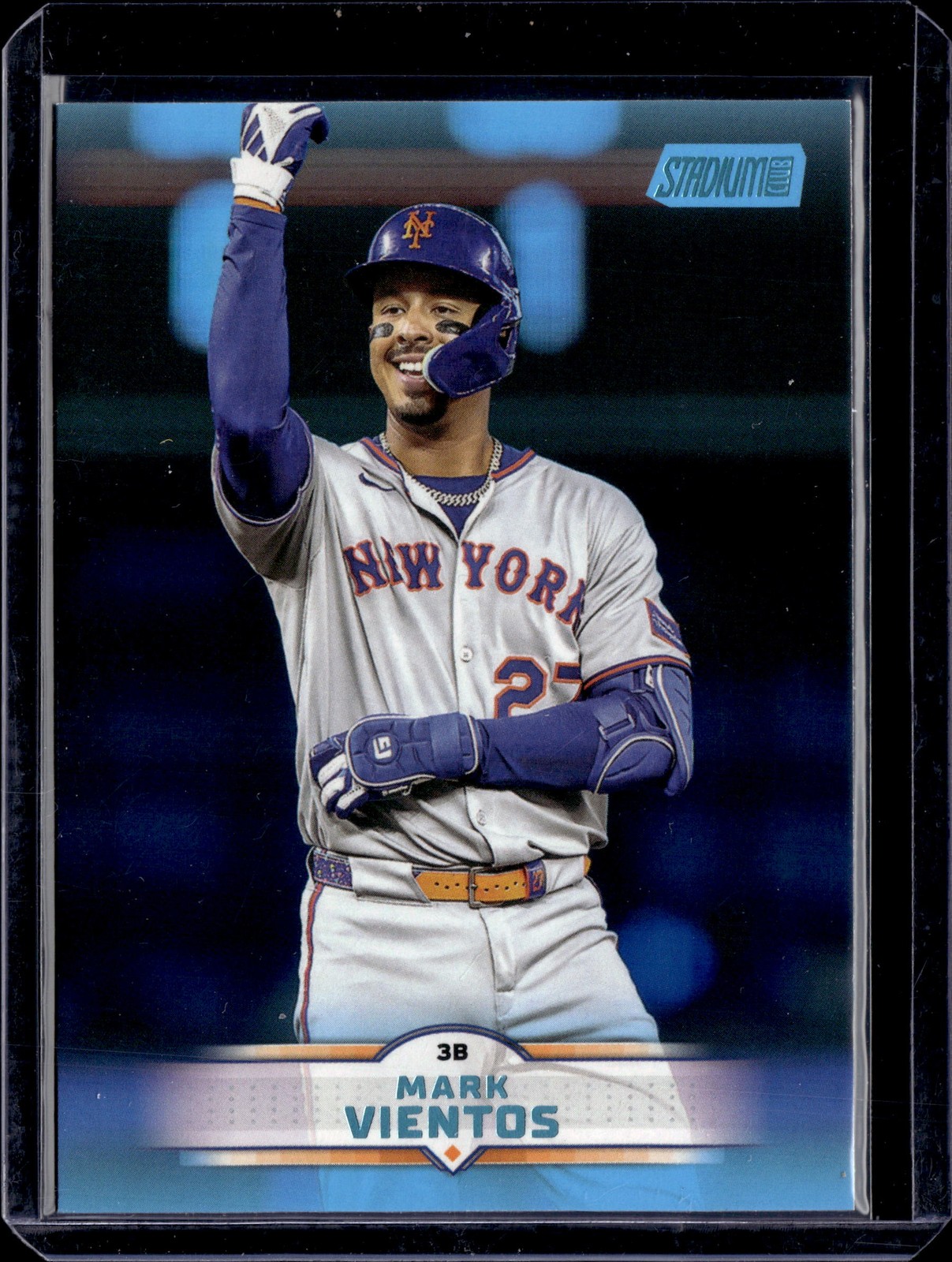 2025 Stadium Club #129 Mark Vientos Light Blue Foil