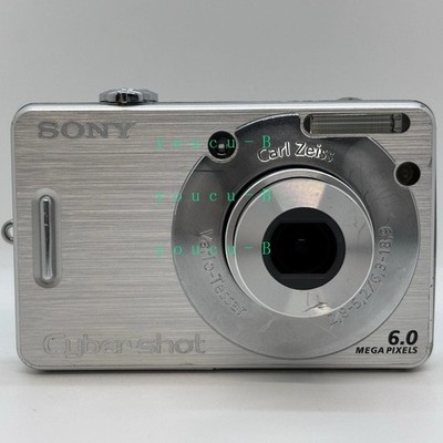 Sony Cyber-shot DSC-W50 6.0MP 3x Optical Zoom Digital Camera - Silver