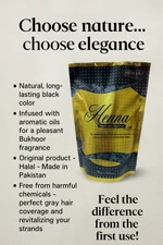 Hemani Black Hair Henna with Bukhoor – Long-lasting Natural Color – 150g