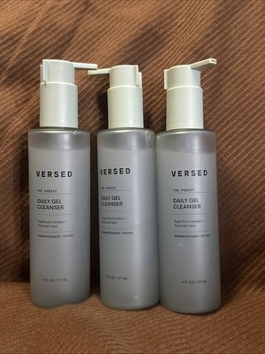 (3)Versed Daily Gel Cleanser Superfruit Complex + Aloe Leaf Juice 6fl oz
