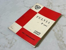 LANCIA FULVIA 2 serie COUP� SPORT - MANUALE USO E MANUTENZIONE 6a Edizione