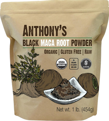 Maca peruana negra en polvo Puro 1Lb Mejor q pastillas capsulas black Organico