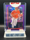 Mike Trout 2025 Topps Chrome #100 True Purple Refractor /250 Los Angeles Angels