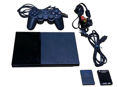 SONY PlayStation 2 SCPH 90000 console with memory card