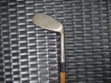Antique Vintage Hickory Shaft Monel Metal Mashie Niblick