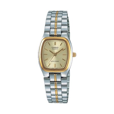Casio Women s Gold Dial Two-Tone Stainless Steel Watch - Casio LTP 1169G 9A