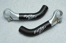 Onza Aluminum Bar Ends, Black, LShort/J-Bend