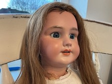 Enchanting 22 inch Jumeau Dep Bisque head Antique Doll circa 1900