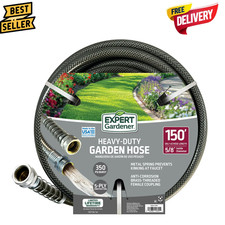 Expert Gardener Garden Hose 5/8in x 150ft Heavy Duty Water Hose Outdoor
