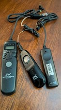 Lot Of 3 Remote Controls For Digital Cameras JYC, JJC, DMW + Manual RS36