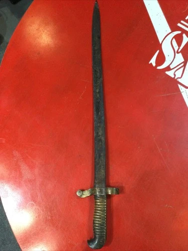 Civil War Zouave Bayonet for Remington Model 1862 Rifle, Original,