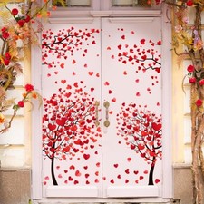 66.92 x 47.24 Inch Valentine's Day Heart Tree Door Sticker Valentine-3