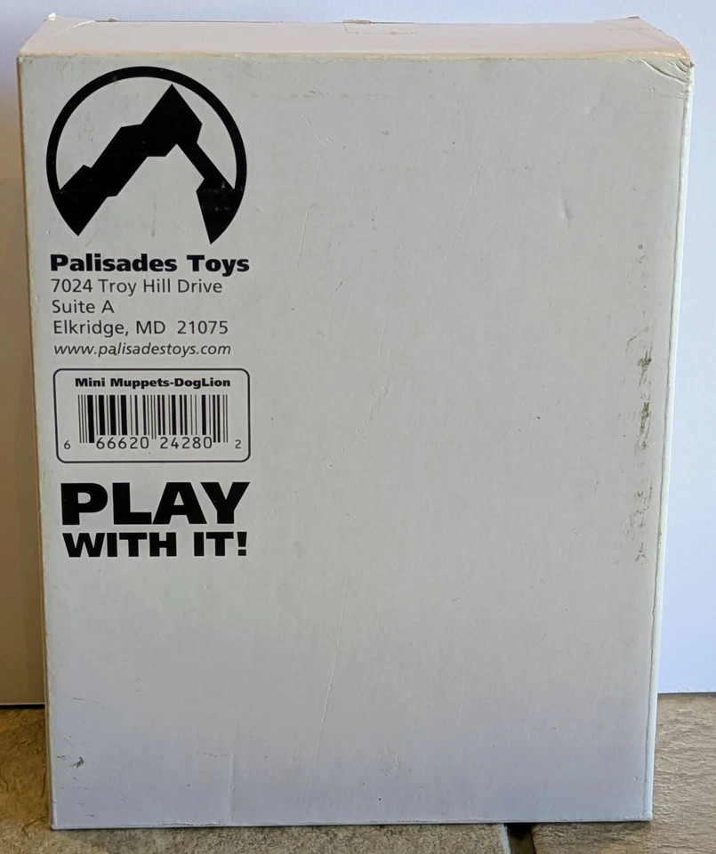Minifigura de juguete Palisades The Muppets Show Doglion 2003 ¡Rara como nueva con caja! Foto 3 de 3