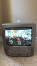 Magnavox MWC13D5 13  Retro Gaming CRT TV/DVD Player No Remote Tested