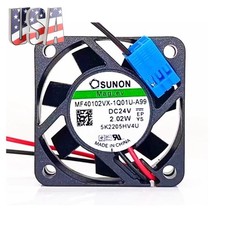 1pc SUNON MF40102VX-1Q01U-A99 2-wire DC24V 2.02W 4CM Inverter Cooling Fan