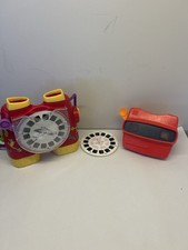 View-Master Lot 2 Viewers 2 Reels Dora Snow White Vintage 3D Toy Bundle