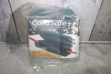 2 Pk CordSafe  Plug Protector Water Resistant Extension Cord Safety Cover Green