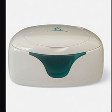 Munchkin Electric Baby Wipes Warmer White w/ Teal Front Window Power Cord