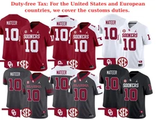 John Mateer 2025 Oklahoma All Color MEN Stitched Jersey "All sizes"