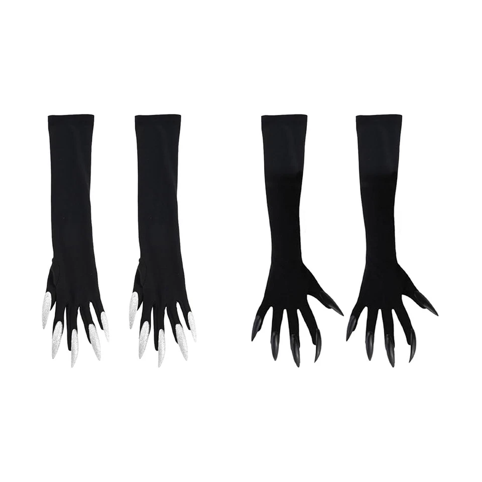 Gants de costume d'Halloween légers et longs pour les pattes, pour une - Photo 1/1