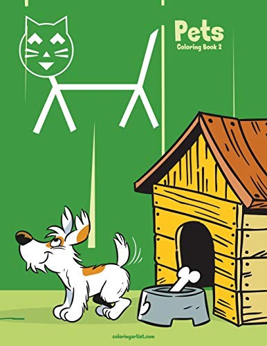 Pets Coloring Book 2 by Snels, Nick  New 9781078166959 Fast Free Shipping<-