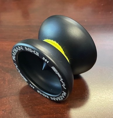 SPYY Radian Mark II yo-yo, Black matte finish, difeyo yoyo yyf