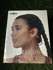 Shokz OpenRun Bone Conduction Open-Ear Endurance Headphones Red - SEALED
