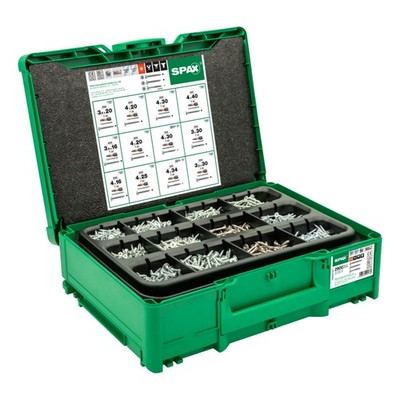 SPAX Box Systainer³ T-Loc Möbelbau , Senkmultikopf, T-STAR plus, WIROX, 2900 Sc